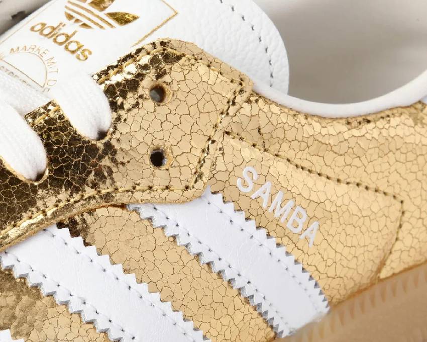 Samba OG Gold Metallic  White - Core White