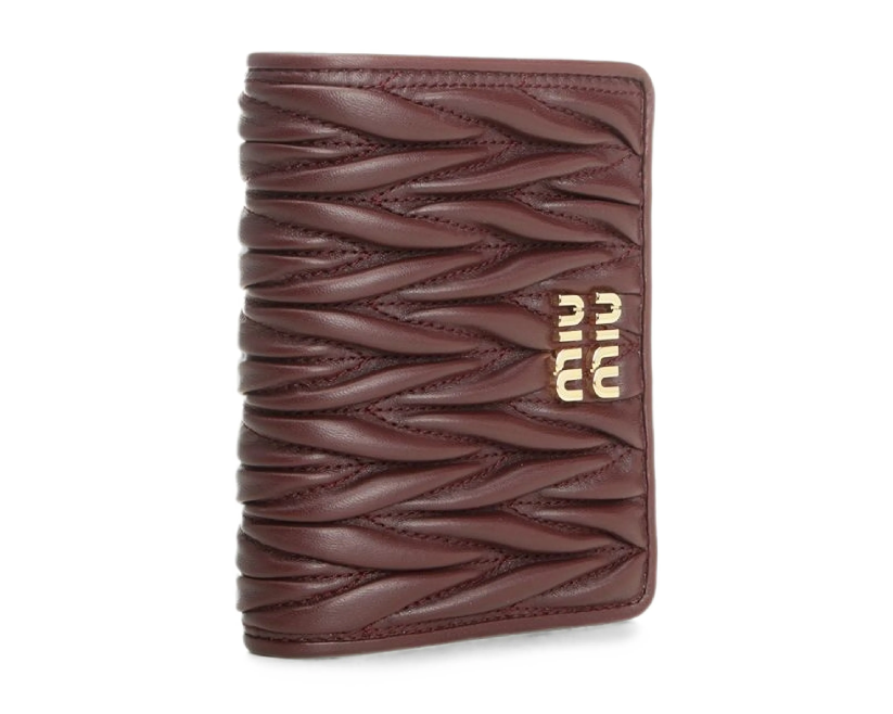 Miu Miu Matelassé leather wallet