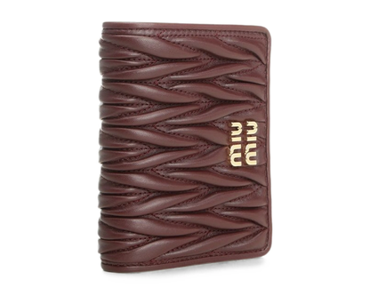 Miu Miu Matelassé leather wallet